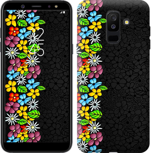 

Чехол цветочный орнамент для Samsung Galaxy J8 2018 679424