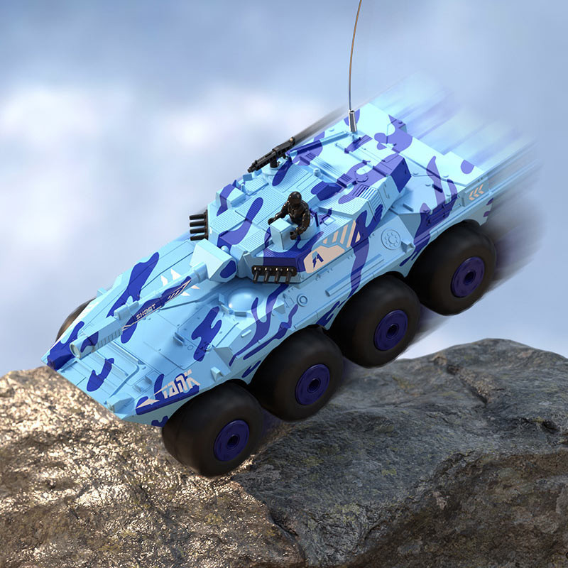 Бронетранспортер-амфибия на радиоуправлении SCHE Y1802 (Blue) в магазине vchehle.ua