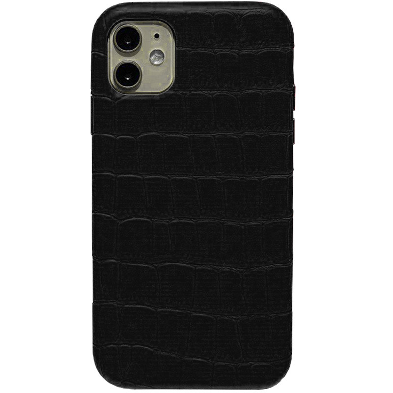 

Кожаный чехол Croco Leather для Apple iPhone 11 (6.1") (Black) 1132467