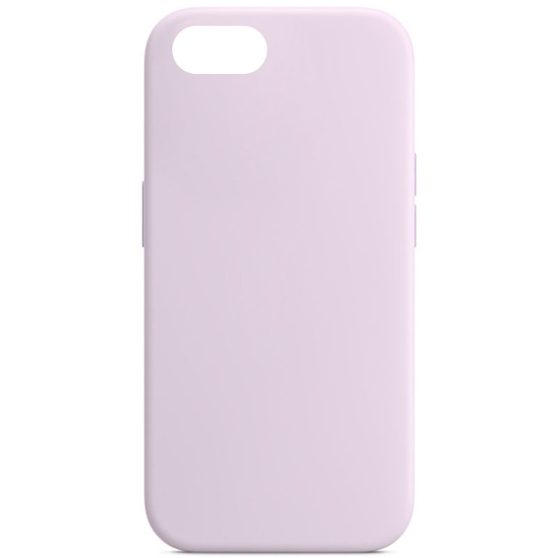 Чехол Silicone Case Full Protective (AA) NO LOGO для Apple iPhone SE (2020) (Сиреневый / Lilac)