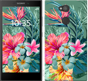 

Чехол Тропические цветы v1 для Sony Xperia L2 H4311 845073