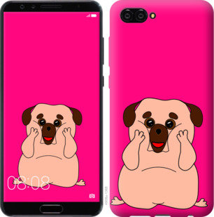 

Чохол Веселий мопс на Huawei Nova 2S 928558