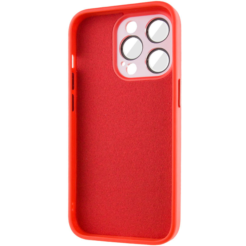 Чехол TPU+Glass Sapphire Midnight для Apple iPhone 14 Pro (6.1") (Красный / Red) в магазине vchehle.ua