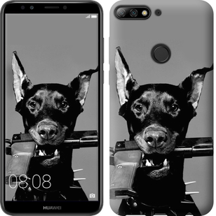 

Чохол Доберман для Huawei Y7 Prime (2018) 670821