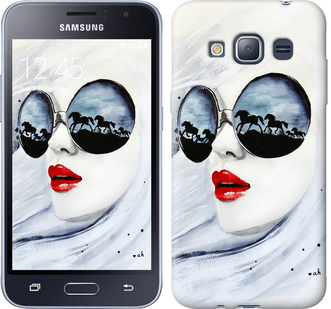 

Чехол Девушка акварелью для Samsung Galaxy J1 (2016) Duos J120H 89767