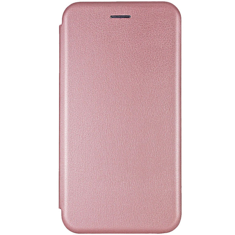 Кожаный чехол-книжка Classy для Xiaomi Poco M5 (Rose Gold)