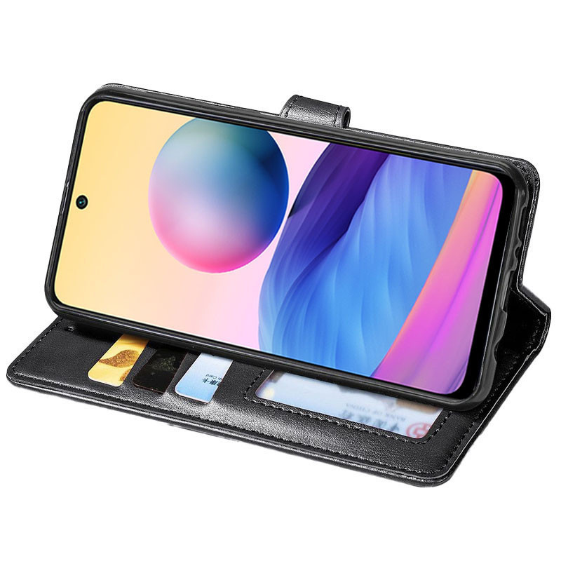 Замовити Шкіряний чохол-книжка GETMAN Gallant (PU) для Xiaomi Redmi Note 14 Pro 4G (Чорний) на vchehle.ua
