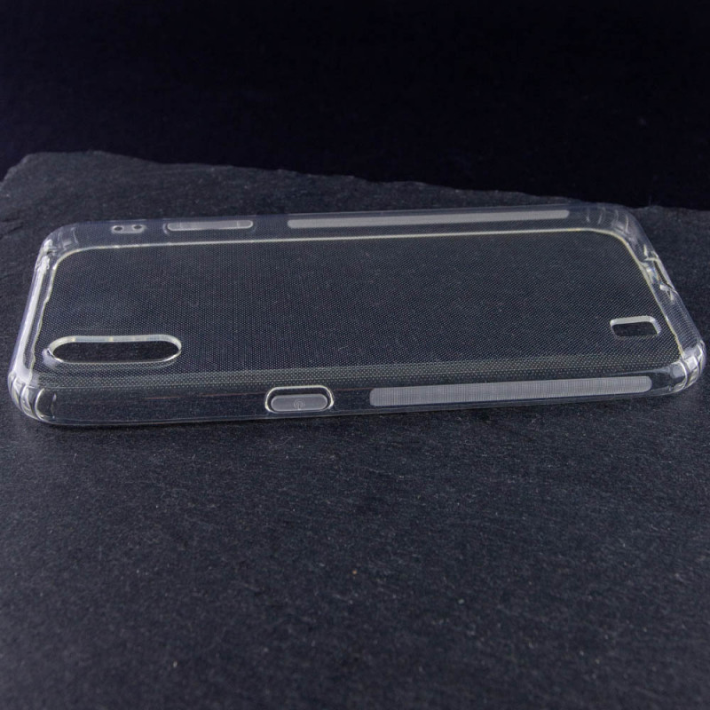 Фото TPU чохол GETMAN Transparent 1,0 mm на Samsung Galaxy A01 (Прозорий / Transparent) на vchehle.ua