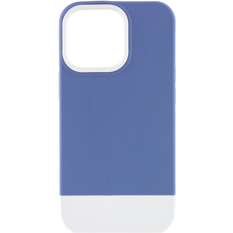 Чохол TPU+PC Bichromatic на Apple iPhone 13 Pro (6.1") (Blue / White)