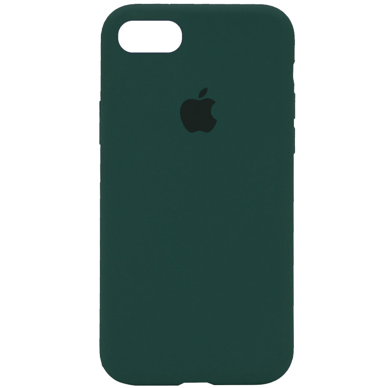 Чохол Silicone Case Full Protective (AA) на Apple iPhone 6/6s (4.7") (Зелений / Forest green)