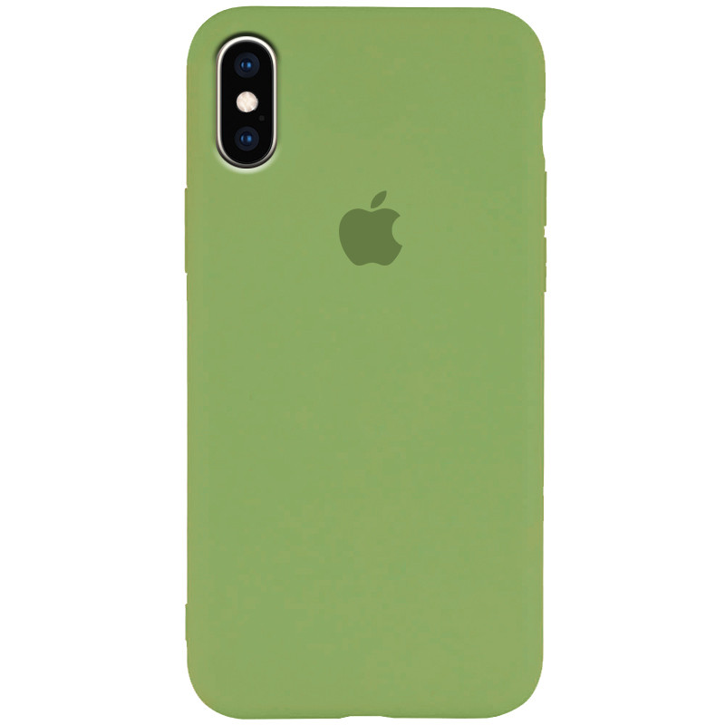 

Чохол Silicone Case Slim Full Protective на iPhone XS Max (6.5") (М'ятний / Mint) 914175