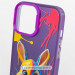 Купить TPU+PC чехол TakiTaki Graffiti magic glow для Samsung Galaxy A13 4G (Funny bunny / Purple) на vchehle.ua