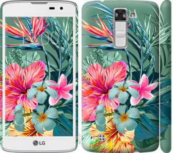 

Чохол Тропічні квіти v1 на LG K8 K350E 845044