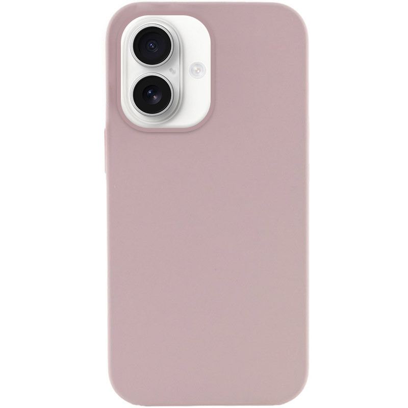 Чехол Silicone Case Full Protective (AA) NO LOGO для Apple iPhone 16 (6.1") (Серый / Lavender)