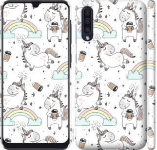 

Чехол Единорог и кофе для Samsung Galaxy A50s 840631