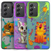 TPU+PC чохол TakiTaki Graffiti magic glow на Samsung Galaxy A34 5G