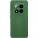 Чехол Silicone Cover Lakshmi Full Camera (AA) для Xiaomi Redmi Note 14 Pro+ 5G (Зеленый / Dark green)