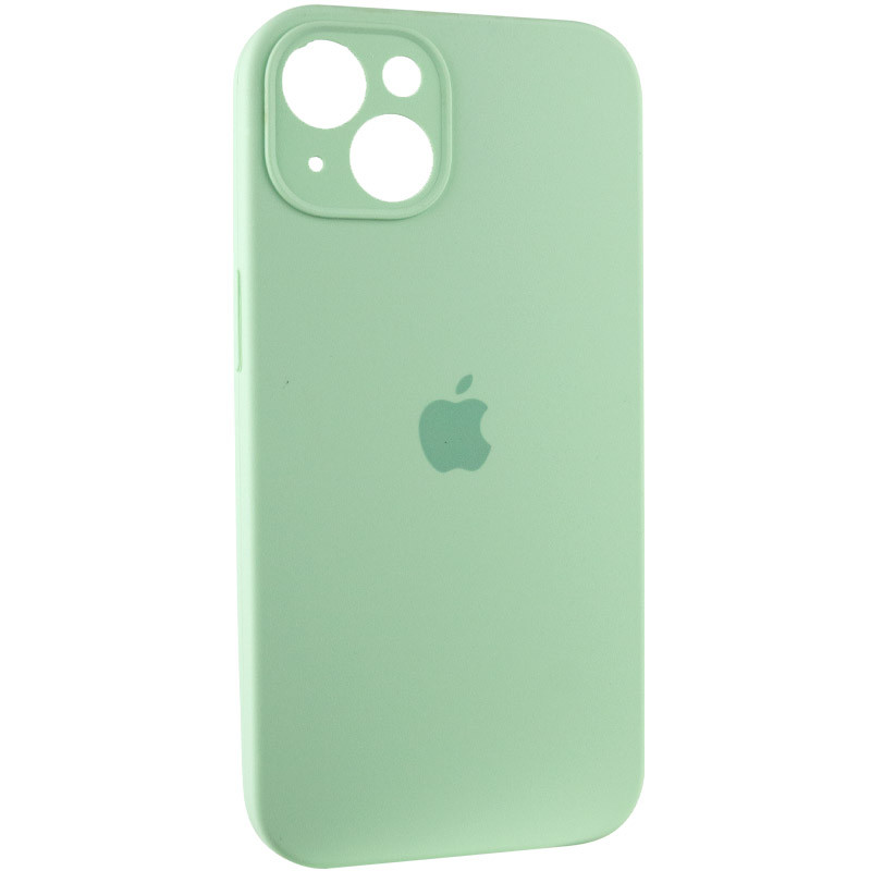 Фото Чохол Silicone Case Full Camera Protective (AA) на Apple iPhone 15 (6.1") (Зелений / Pistachio) на vchehle.ua