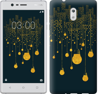 

Чохол Ілюстрація нічного міста на Nokia 3 592517