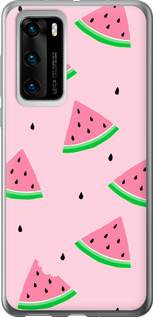 Чехол Розовый арбуз для Huawei P40