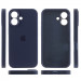 Фото Чехол Silicone Case Full Camera Protective (AA) для Apple iPhone 16 (6.1") (Темно-синий / Midnight blue) в магазине vchehle.ua