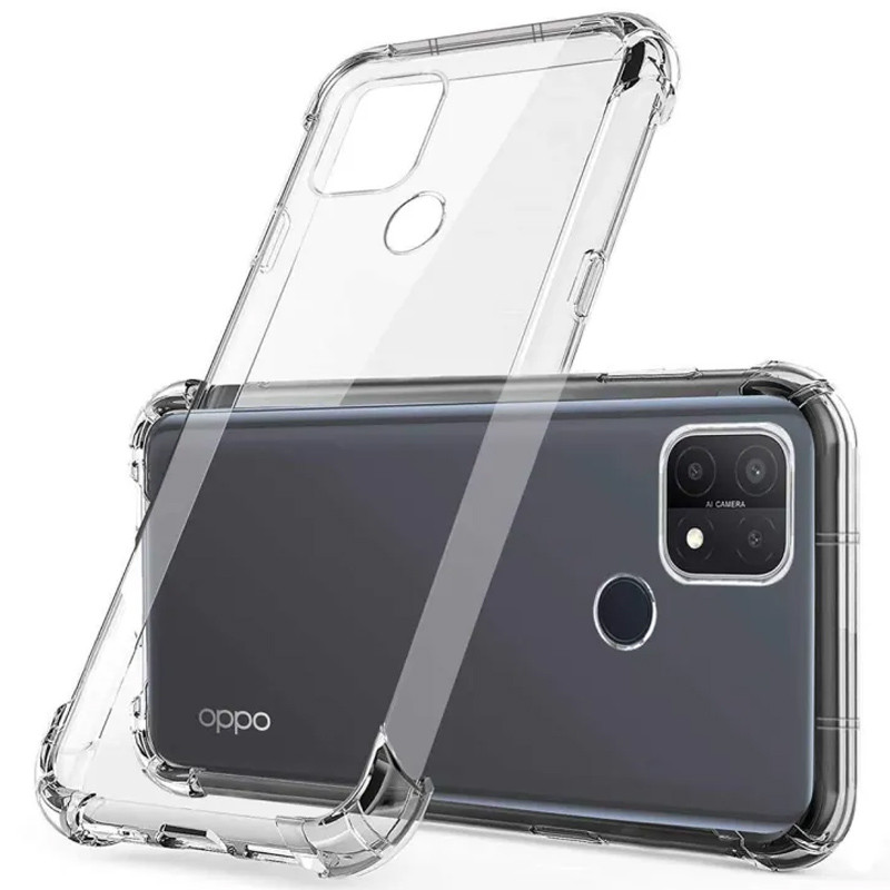 TPU чехол GETMAN Ease logo усиленные углы для Oppo A15s / A15