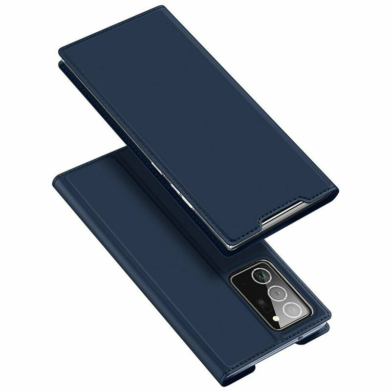 Чехол-книжка Dux Ducis с карманом для визиток для Samsung Galaxy Note 20 (Синий)