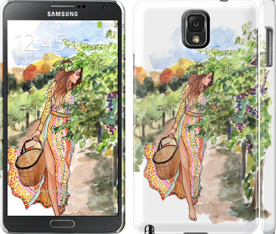 

Чехол Девушка Лето для Samsung Galaxy Note 3 N9000 102880