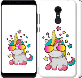 

Чохол Єдиноріг в окулярах для Xiaomi Redmi Note 5 (Single Camera) 911799