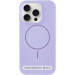 Чохол Silicone Case Full Protective (AA) NO LOGO with Magnetic Safe на Apple iPhone 16 (6.1") (Бузковий / Dasheen)