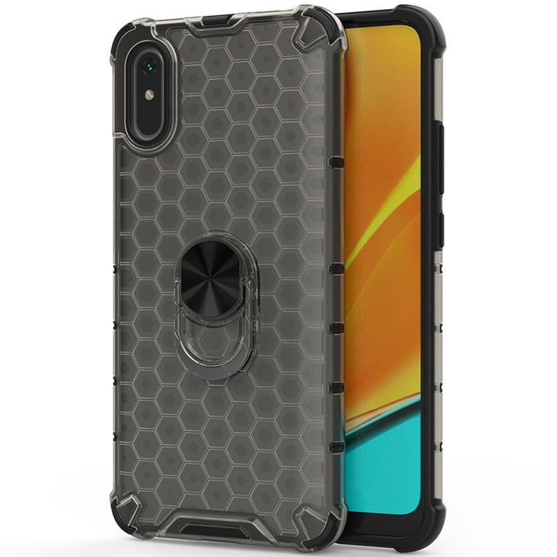 

Ударостійкий чохол Honey Ring на Xiaomi Redmi 9A (Чорний) 1094271