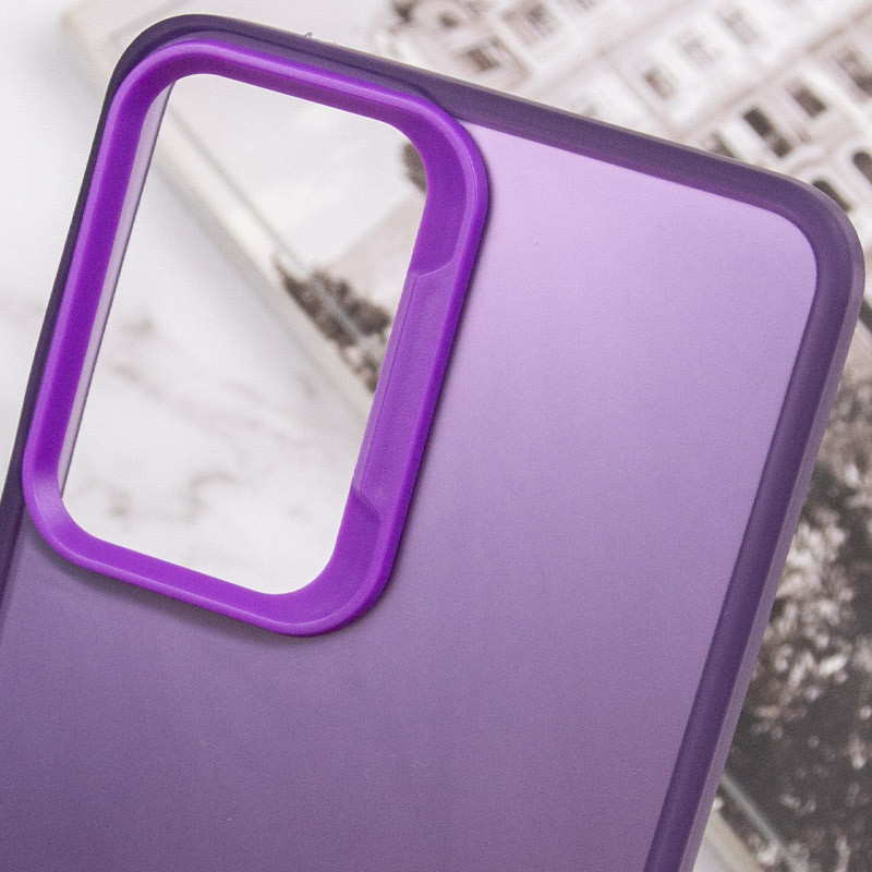 TPU+PC чехол Magic glow with protective edge для Samsung Galaxy A34 5G (Purple) в магазине vchehle.ua