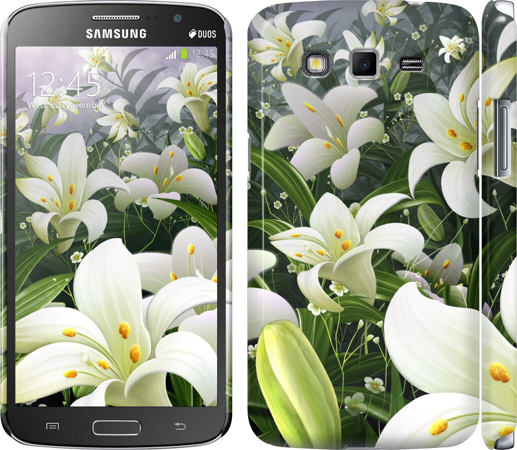 

Чехол Белые лилии для Samsung Galaxy Grand 2 G7102 245635