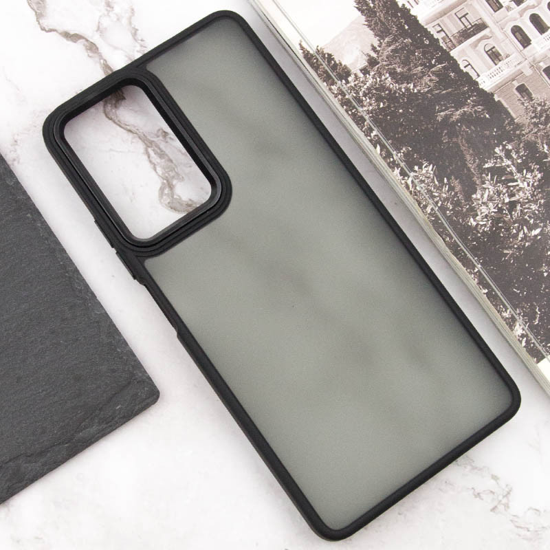 Чохол TPU+PC Lyon Frosted на Xiaomi Redmi 13 4G / Poco M6 4G (Black) в магазині vchehle.ua