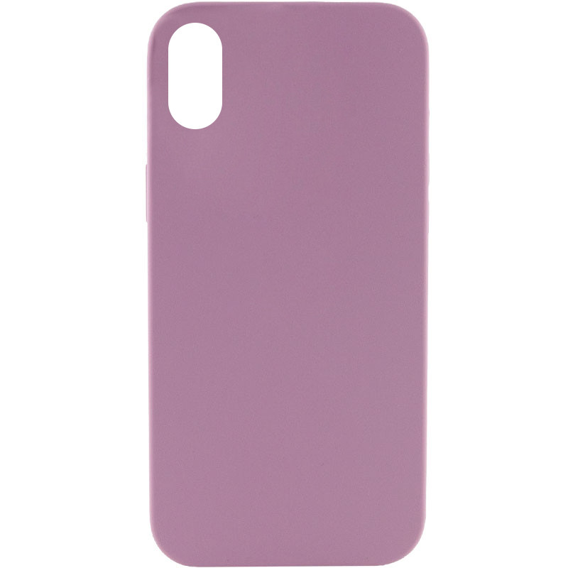 Чохол Silicone Case Full Protective (AA) NO LOGO на Apple iPhone XS Max (6.5") (Ліловий / Lilac Pride)