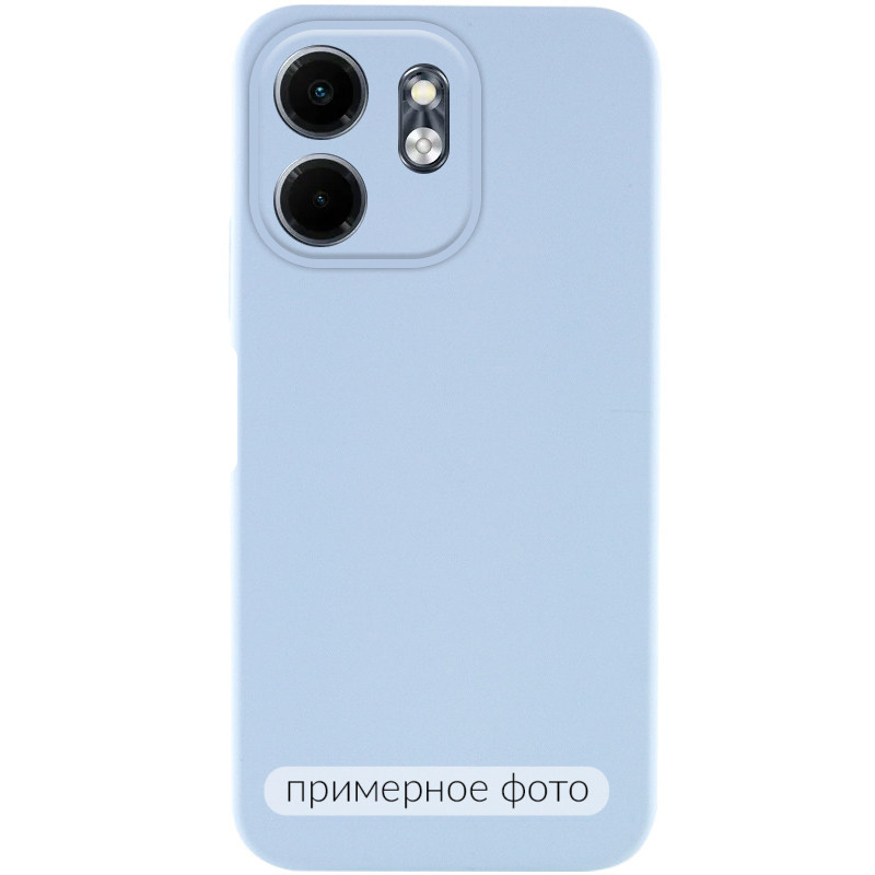 Чохол TPU GETMAN Liquid Silk Full Camera на Xiaomi Redmi A5 / Poco C71 (Блакитний / Lilac Blue)