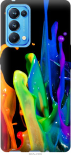 

Чехол брызги краски для Oppo Reno5 Pro 1176995