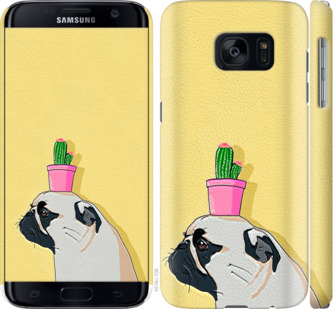 

Чохол Мопс з кактусом на Samsung Galaxy S7 G930F 795336