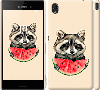 

Чохол Єнотик з кавуном на Sony Xperia M4 Aqua E2312 799808