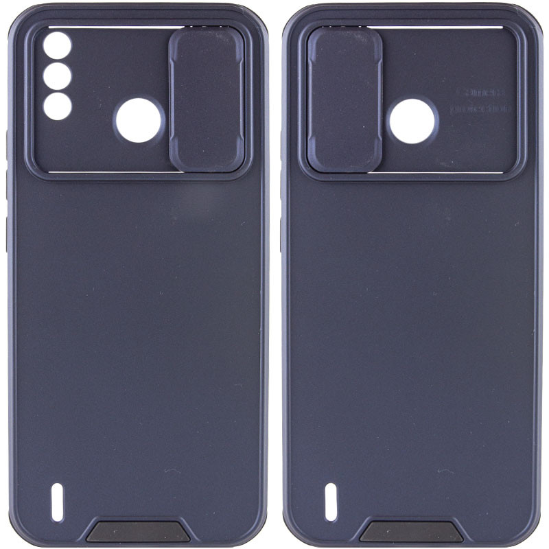 

TPU+PC чохол Lens series на TECNO Spark 6 Go (Синій) 1213060