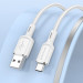 Дата кабель Borofone BX90 Cyber USB to Type-C (1m) (White) в магазине vchehle.ua