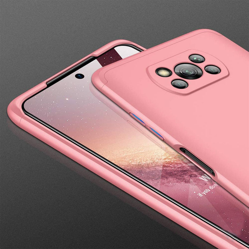 

Пластикова накладка GKK LikGus 360 градусів (орр) для Xiaomi Poco X3 NFC (Рожевий / Rose Gold) 1175094