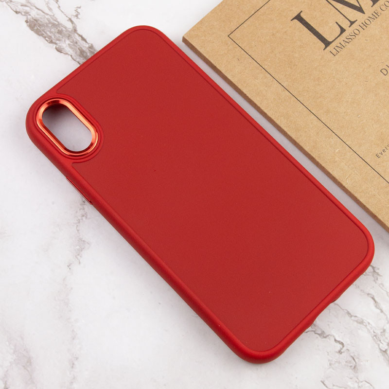 TPU чохол Bonbon Metal Style на Apple iPhone XR (6.1") (Червоний / Red) в магазині vchehle.ua