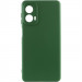 Чохол Silicone Cover Lakshmi Full Camera (AA) на Motorola Moto G24 (Зелений / Dark green)