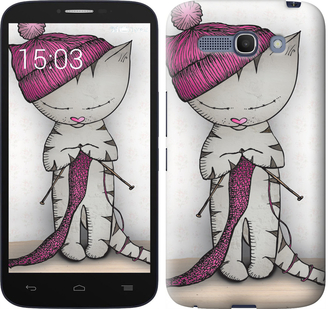

Чехол Кошка рукодельница для Alcatel One Touch POP C9 584486