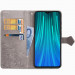 Фото Кожаный чехол-книжка Art Case с визитницей для Xiaomi Redmi Note 8 Pro (Серый) на vchehle.ua