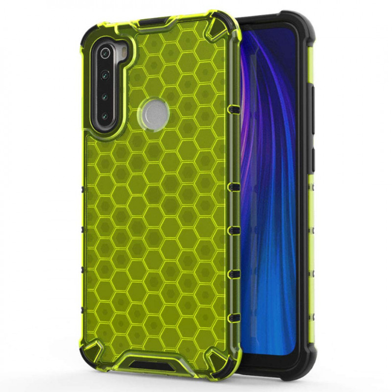 Ударопрочный чехол Honeycomb для Xiaomi Redmi Note 8T (Зеленый)