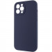 Фото Чохол Silicone Case Full Camera Protective (AA) NO LOGO на Apple iPhone 12 Pro (6.1") (Темно-синій / Midnight blue) в маназині vchehle.ua