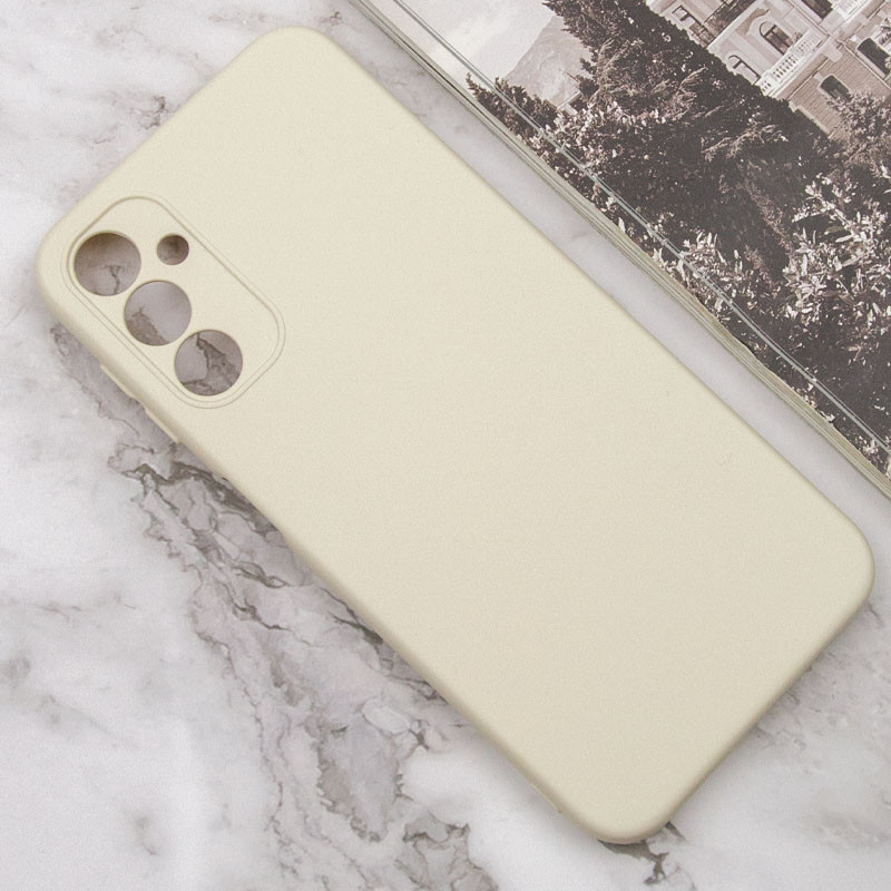 Чехол TPU GETMAN Liquid Silk Full Camera для Samsung Galaxy A24 4G (Песочный / Sand) в магазине vchehle.ua
