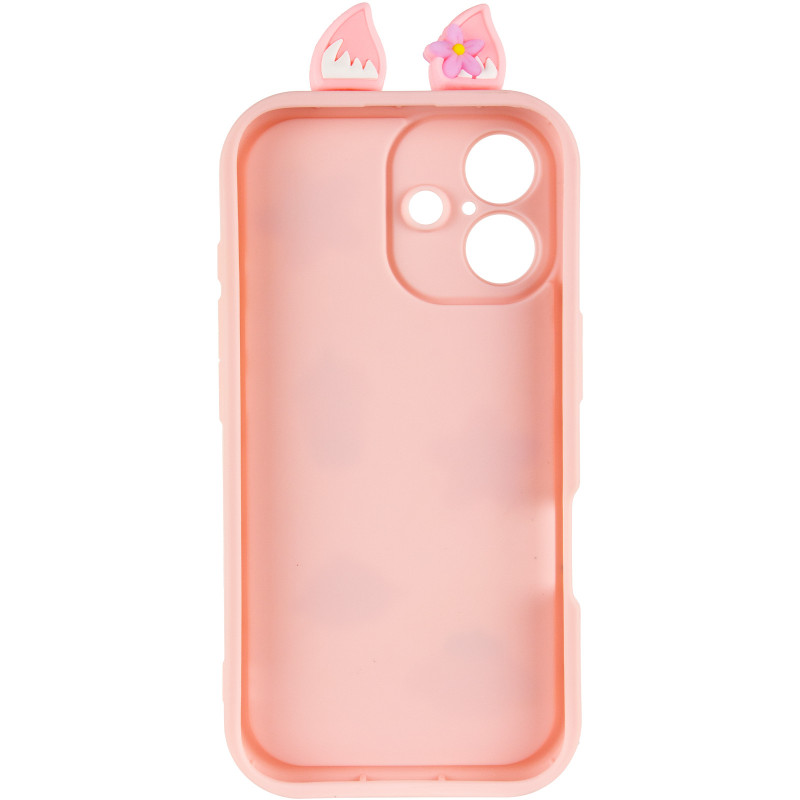 Фото Чехол TPU Toys Case with Ears для Apple iPhone 16 (6.1") (Light Pink) в магазине vchehle.ua